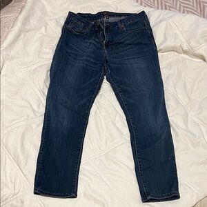 Kut from the Kloth Women's Dark Blue Straight Jeans